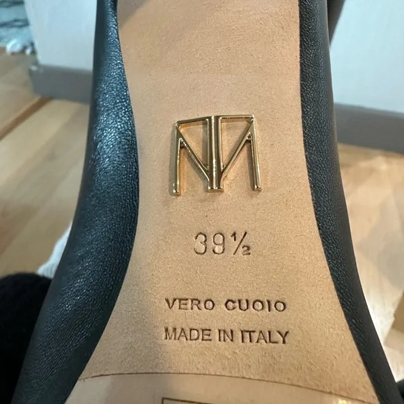 Tamara Mellon- Nappa Knee High Black Boots 39.5 / Women’s Size 9 US - Picture 5 of 8